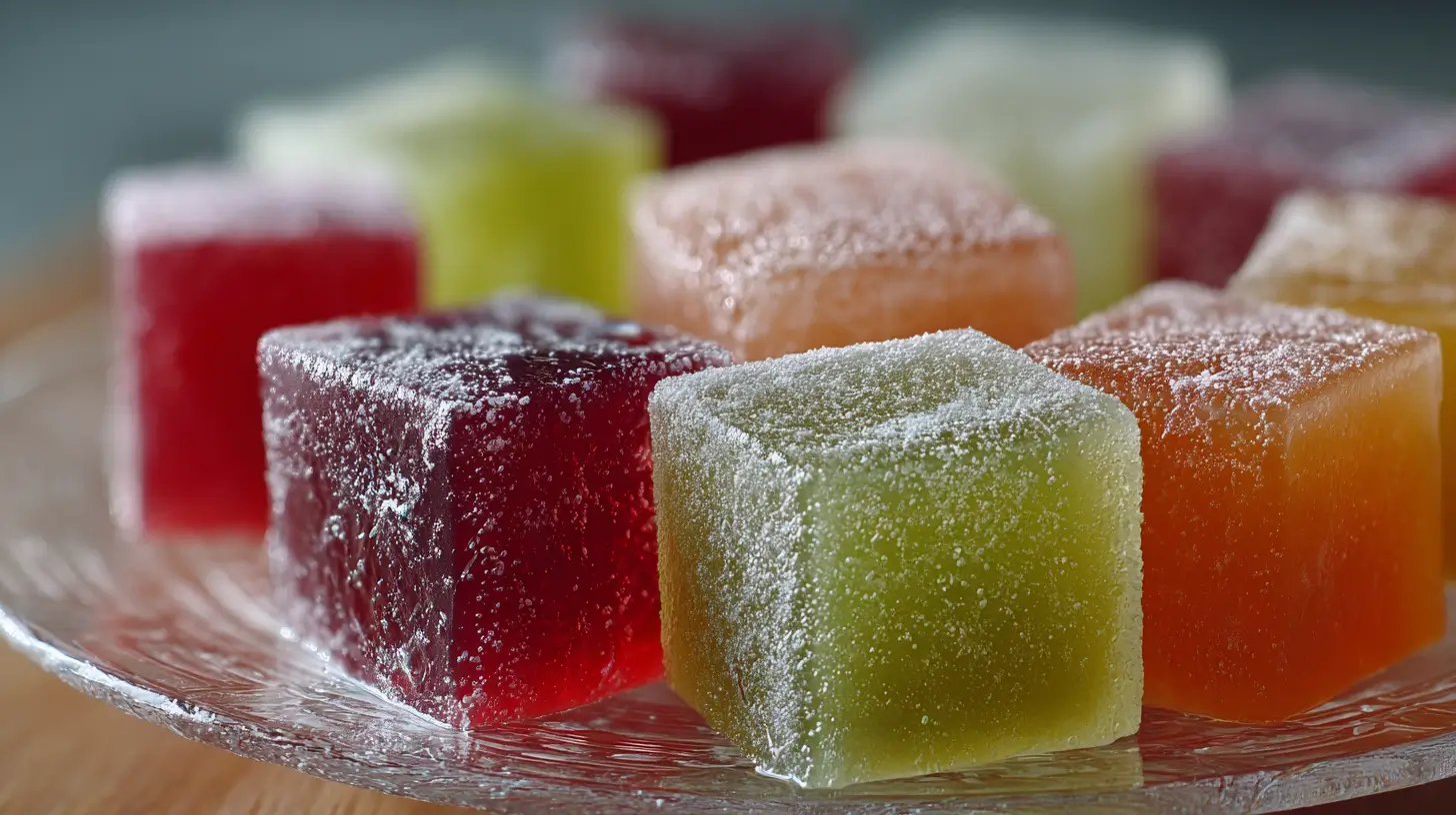 cómo preparar la gelatina coreana en cubos con textura firme