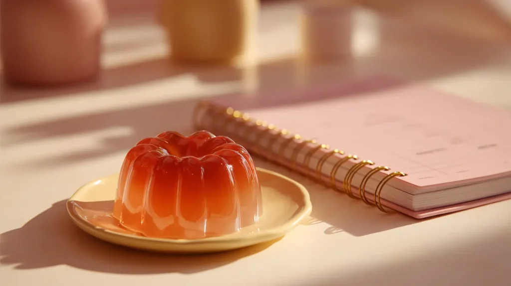 gelatin and anxiety for eating within a daily routine