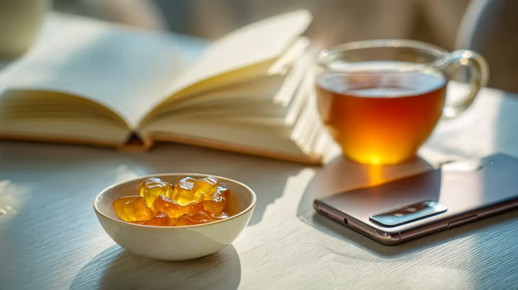 gelatin and anxiety for eating as an afternoon snack