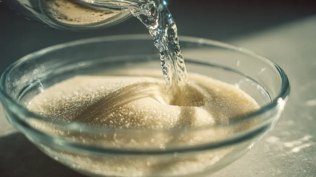 hidratación correcta en cómo preparar la gelatina coreana