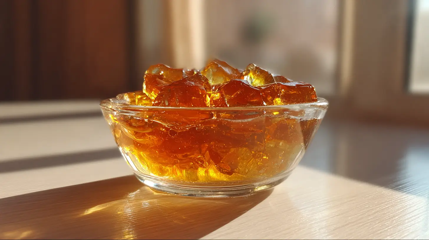 ingredientes de la gelatina coreana para bajar de peso en bowl transparente