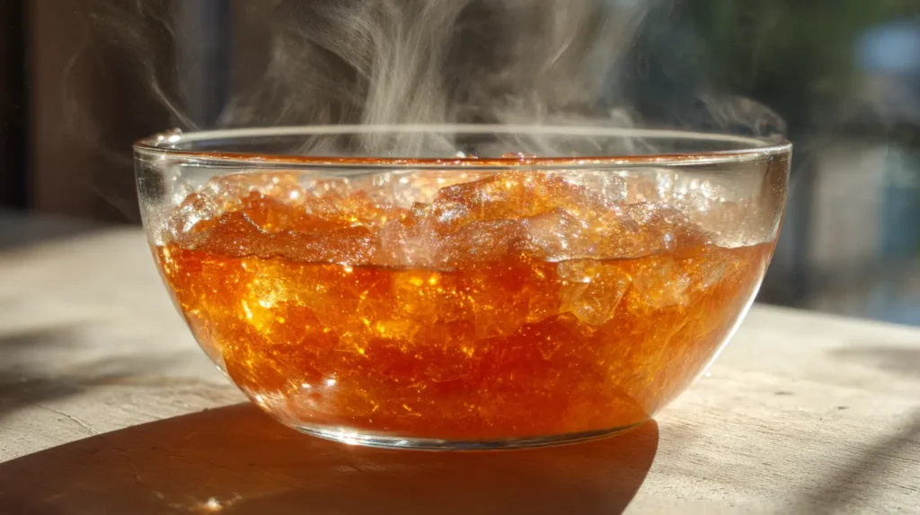 preparación de gelatina coreana para bajar de peso