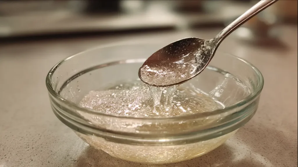 preparación de gelatina antes de dormir para bajar de peso