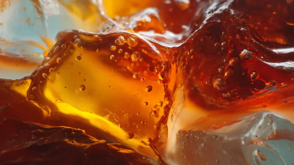 textura final de los ingredientes de la gelatina coreana para bajar de peso