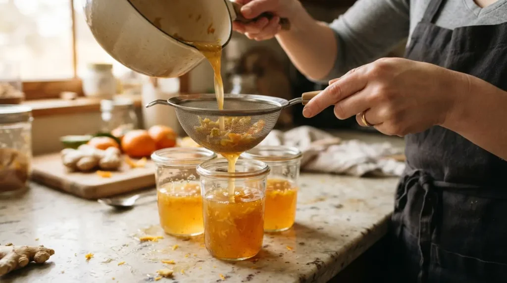 Cómo colar y preparar la gelatina china paso a paso